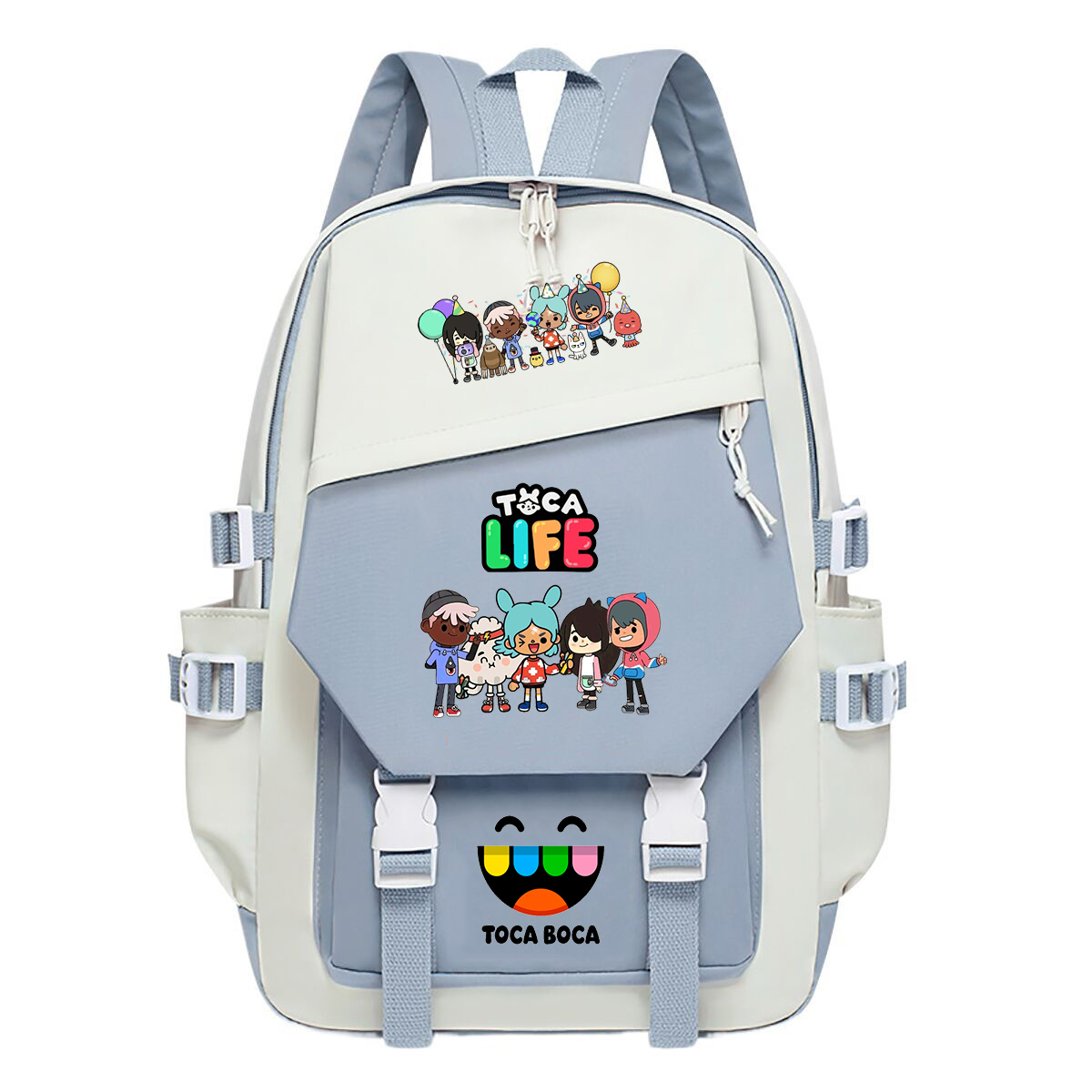 Toca Life World Print Backpack - đánh giá và giá Korean Student Lifestyle