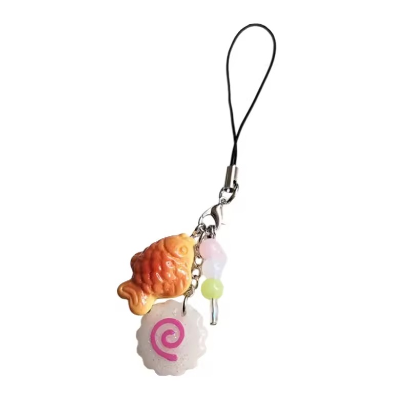 Cute Acrylic Pink Squid Roll P - đánh giá và giá Tteokbokki Rice Cake